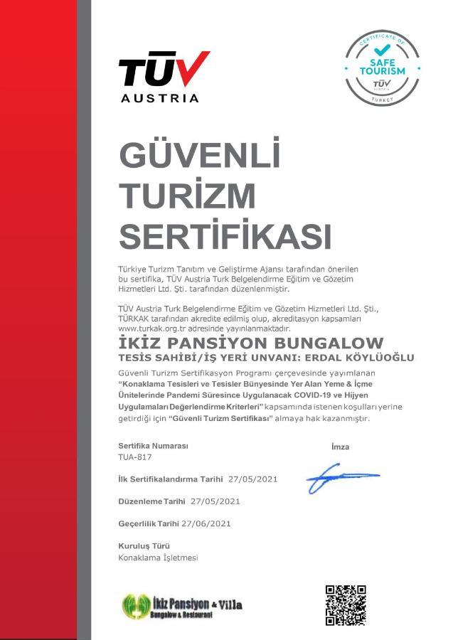 Ikiz Pension Bungalow Çıralı Eksteriør bilde